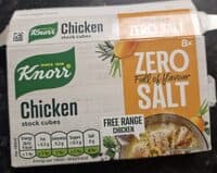 Knorr zero salt chicken stock cubes