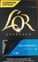 Café L'or Espresso Decaffeinato 6