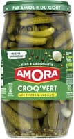 Amora Croq'Vert Cornichons Fins Bocal 540g