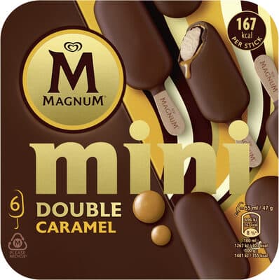 Magnum Glace Bâtonnet Mini Deluxe Caramel 6x55ml