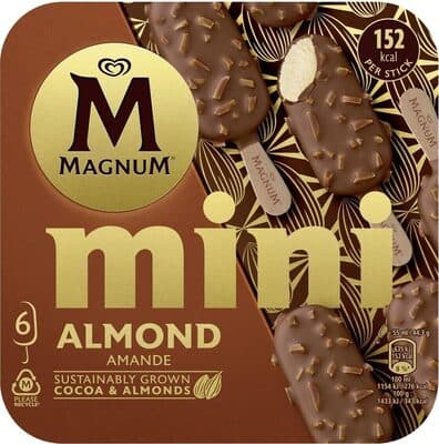 Magnum Mini IJs Almond 6 x 55 ml