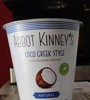 GREEK STYLE NATURAL Coconut with live yoghurt cultures