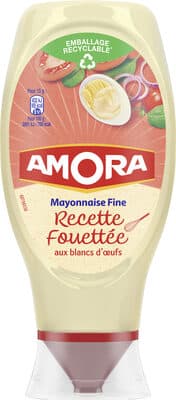 Amora Mayonnaise Recette Fouettée Flacon Souple 398g