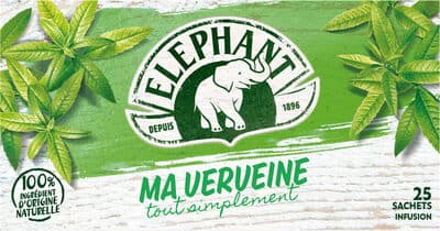 Elephant Infusion Ma Verveine Tout Simplement 25 Sachets