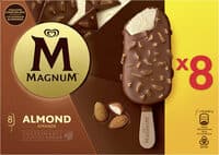 MAGNUM Glace Bâtonnet Amande 8x110ml