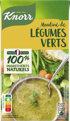 Knorr Soupe Liquide Mouliné de Légumes Verts 1L