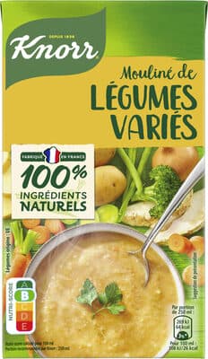 Knorr Soupe Liquide Mouliné de Légumes Variés 1L