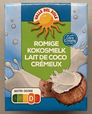 Lait de coco crémeux