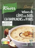 Knorr Gourmet Soupe Déshydratée Velours de Cèpes 3 Portions
