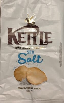 KETTLE HAND COOKED POTATO CHIPS SEA Salt ABSOLUTEL