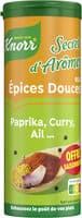Knorr Secret d'Arômes Assaisonnement en Poudre Épices douces Tube 60g Offre Saisonnière