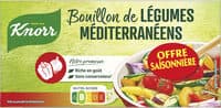 Knorr Bouillon de Légumes Méditerranéens Offre Saisonnière 132g