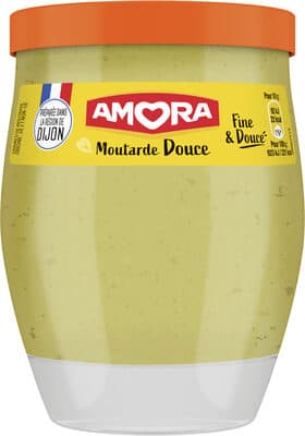 Amora Moutarde Douce Verre de Table 230g