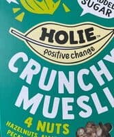 Holie's Crunchy muesli 4 nuts