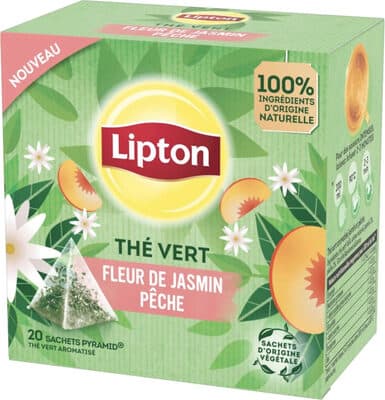 Thé vert fleur de jasmin pêche