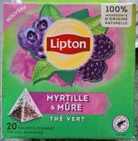 Thé vert myrtille et mûre x 20 sachets