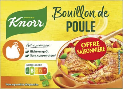 Knorr Bouillon Cube Poule - Offre Saisonniere 15 Tablettes