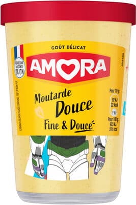 Amora Moutarde Douce Verre de Table 230g