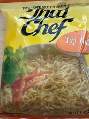 Instant Nudelsuppe Chicken Typ Huhn