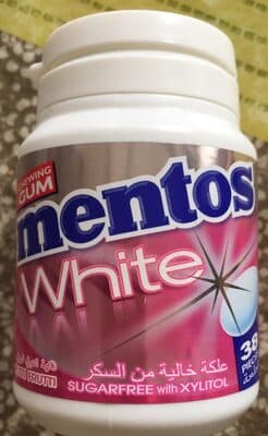 Mentos white TUTTI FRUTI 38CT