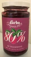 Himbeere mit 80% Fruchtanteil