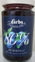 Heidelbeere mit 80% Fruchtanteil