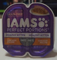 IAMS Perfect Portions Healthy Kitten Chicken Recipe Paté