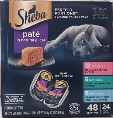 Sheba Perfect Portions Seafood Variety Pack Paté