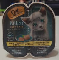 Sheba Kitten Soft Pate Savory Chicken Entrée