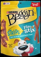 Purina Beggin Flavor Stix With Peanut Butter Flavor
