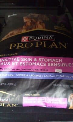 pro plan sensitive skin and stomach lamb and oatmeal 16lb