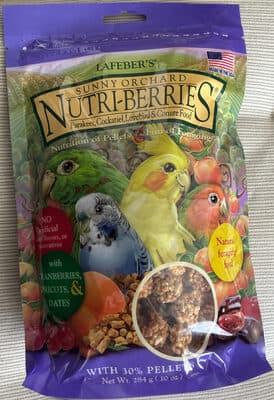 Sunny Orchard Nutri-Berries for Cockatiels