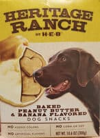 Baked Peanut Butter & Banana Flavored Dog Snacks