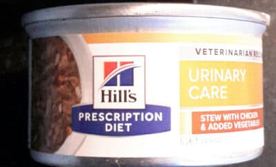 Urinary care c/d multicare stress stew with chicken and added vegetables