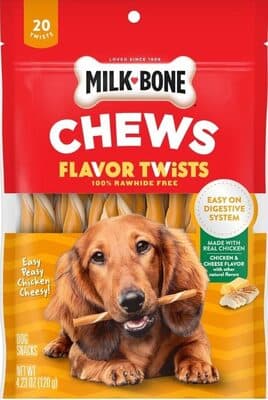 Chews Flavor Twists dog snacks
