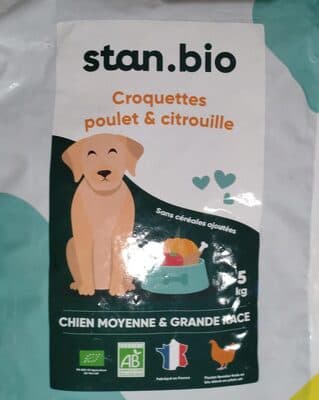 Croquettes Poulet & Citrouille - Chien Moyenne & Grande race
