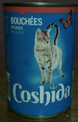Pâtée pour chat au bœuf