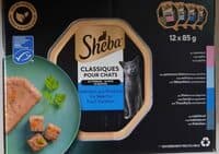 Terrines classiques pour chats coffret océan, au saumon, au cabillaud, au thon et légumes et aux poissons blanc carottes