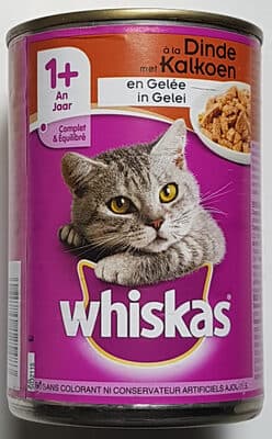 Whiskas 1+ en Gelée à la Dinde