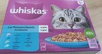Whiskas 1+ Vis selectie in gelei