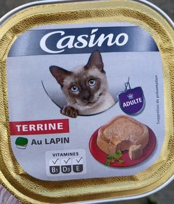 Barquette Lapin 100G Co