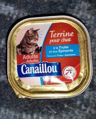 Terrine Pour Chat à La Truite Et Aux épinards, La Boite De