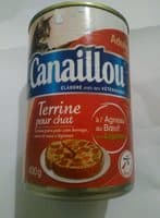 Terrine pour chat
