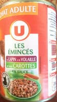 Les Émincés au lapin, à la volaille et aux carottes 