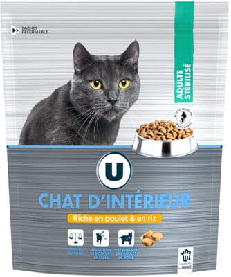 Croquettes Pour Chat Stérilisé Premium U,