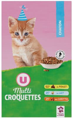 Multi Croquettes Chaton Poulet Carottes Lait