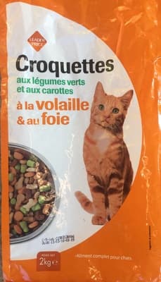 Croquettes aux légumes verts et aux carottes, à la volaille & au foie