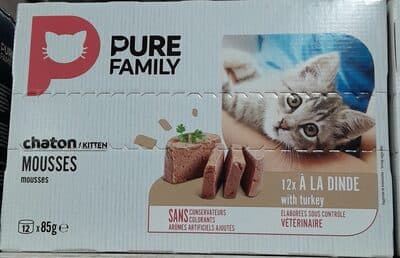 Chaton mousses à la dinde