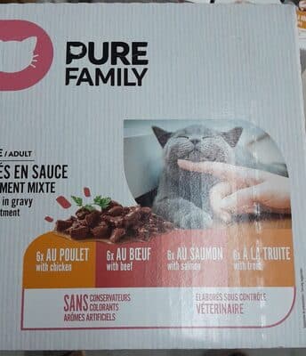 Émincés en sauce assortiment mixte