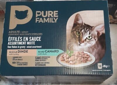 Éffilés en sauce Dinde & Canard